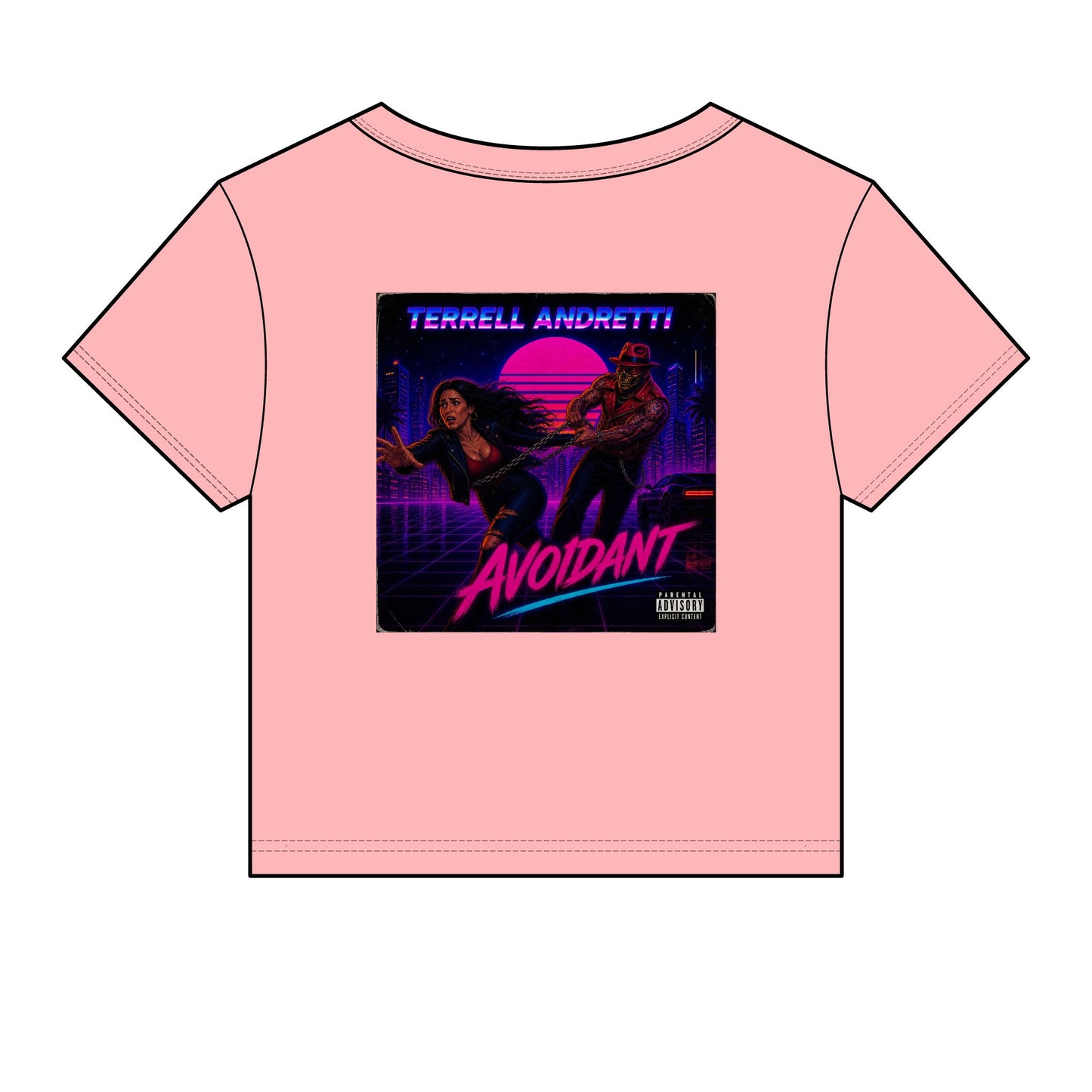 Women's “Avoidant” Micro Rib Baby Tee