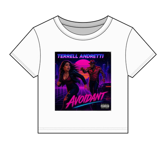 Women's “Avoidant” Micro Rib Baby Tee