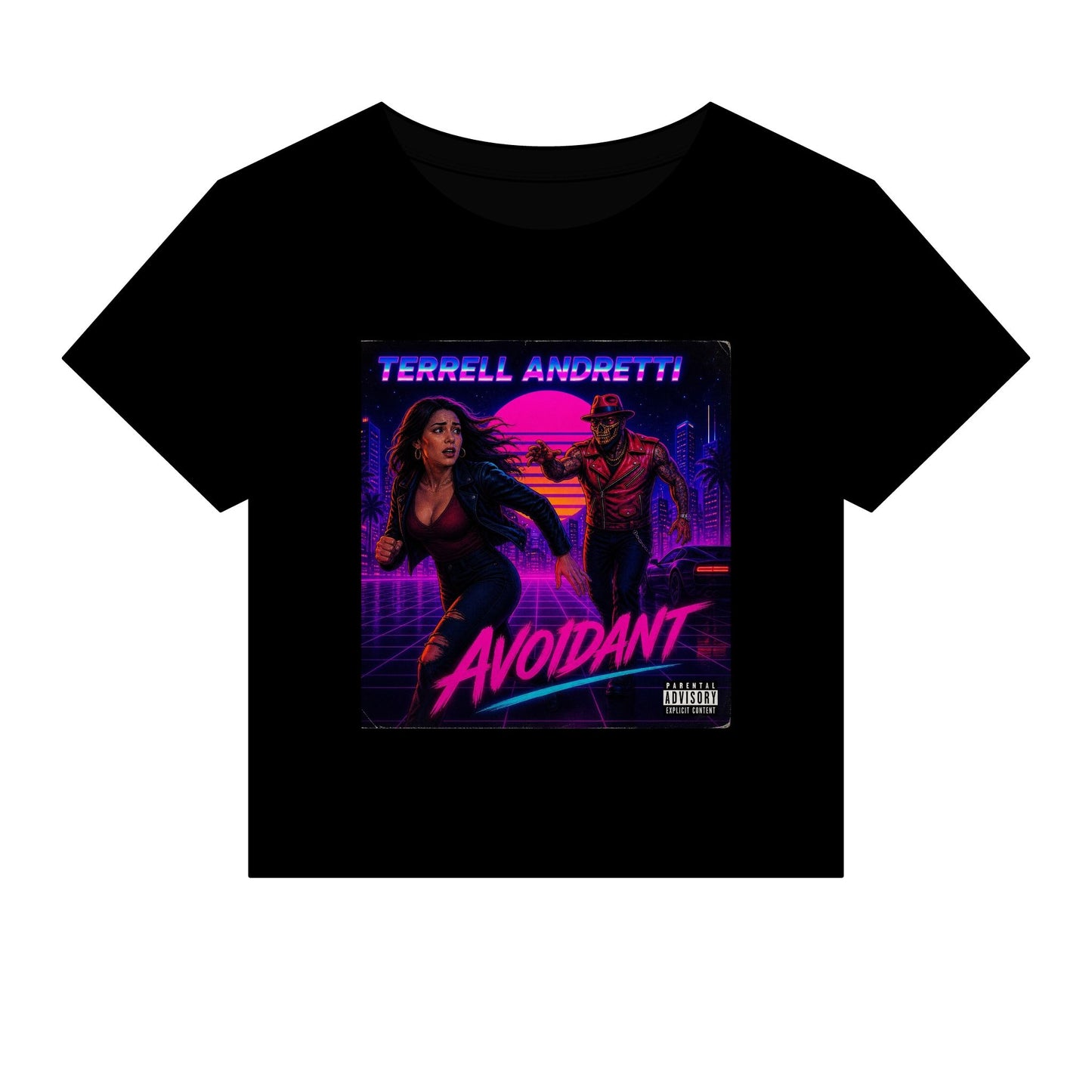 Women's “Avoidant” Micro Rib Baby Tee
