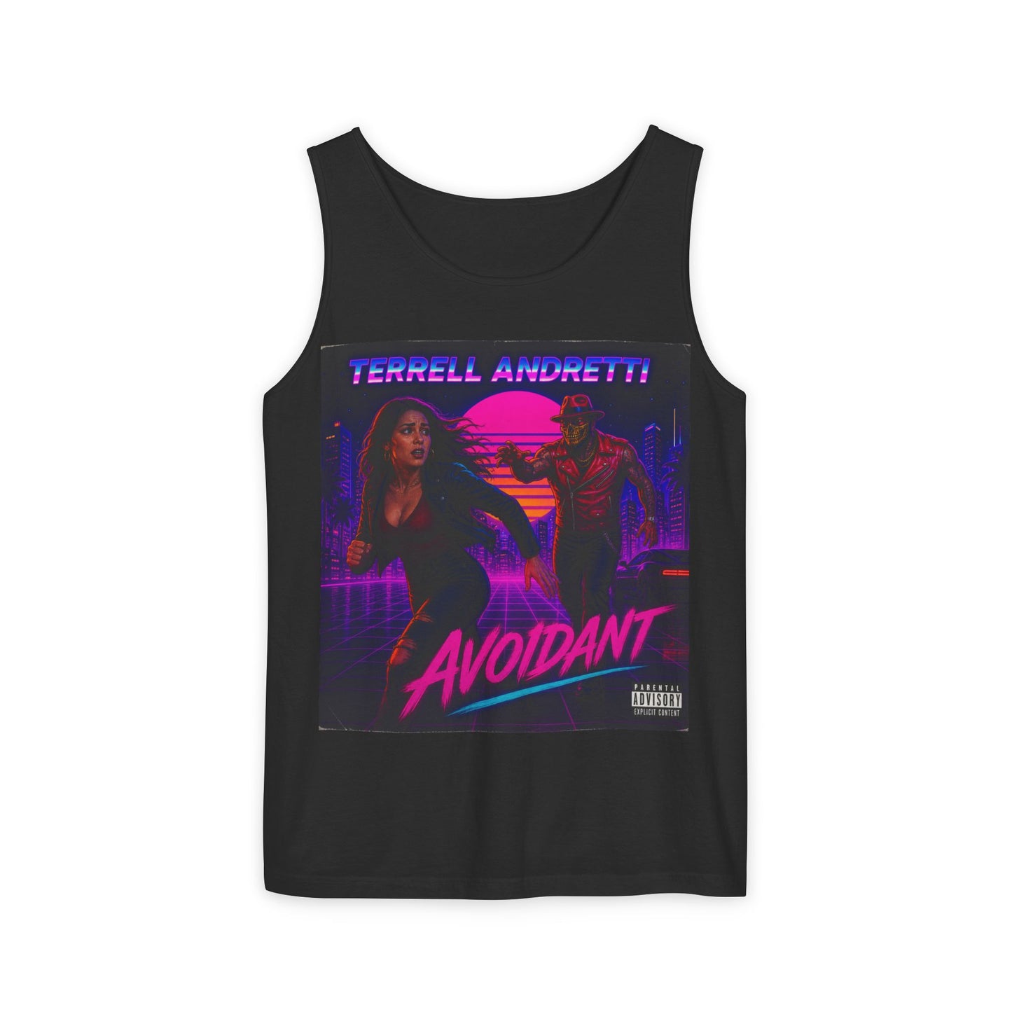 Unisex Garment-Dyed “Avoidant” Tank Top