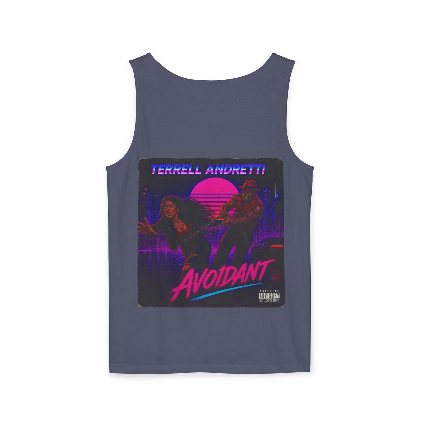 Unisex Garment-Dyed “Avoidant” Tank Top