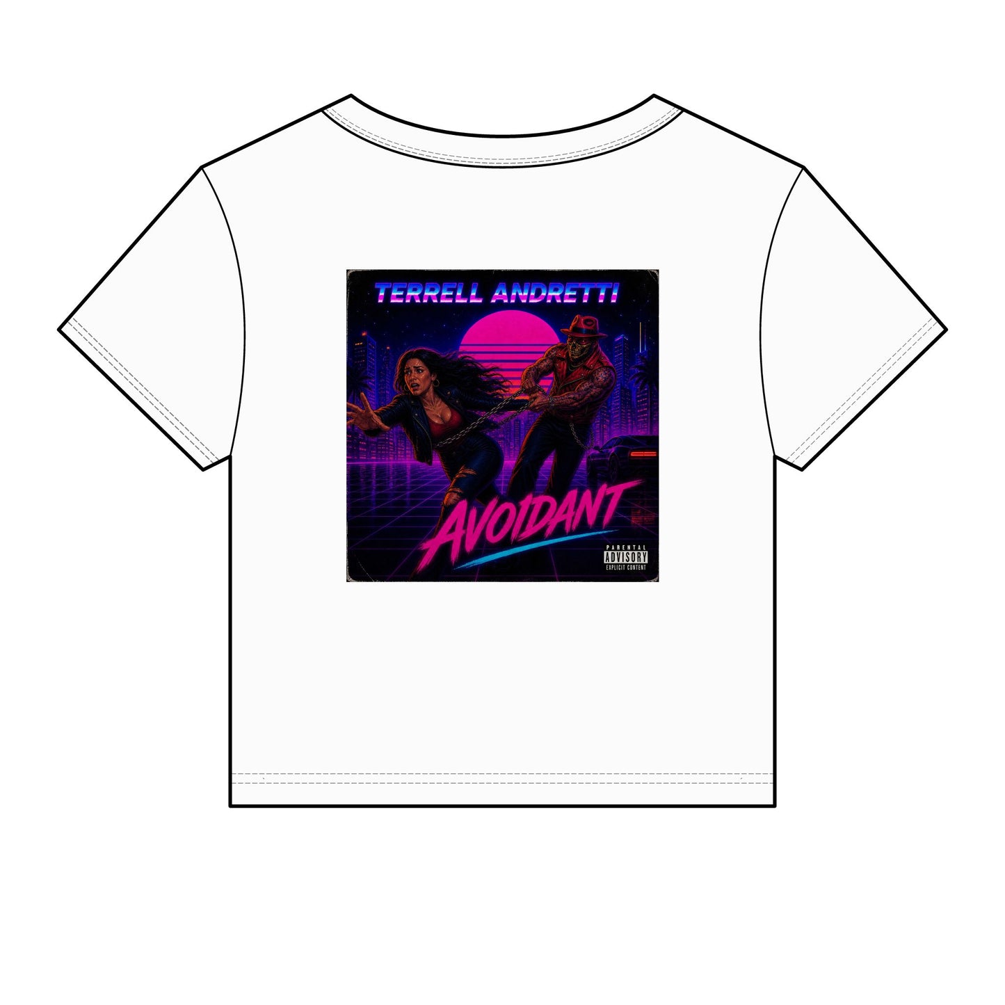 Women's “Avoidant” Micro Rib Baby Tee