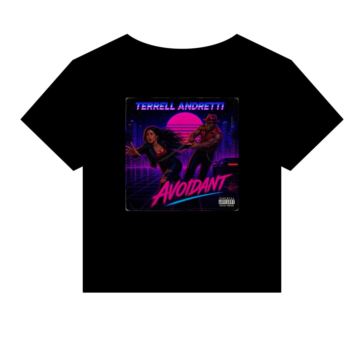 Women's “Avoidant” Micro Rib Baby Tee