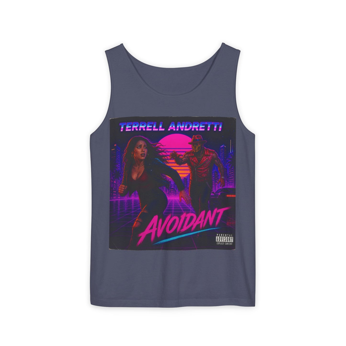 Unisex Garment-Dyed “Avoidant” Tank Top