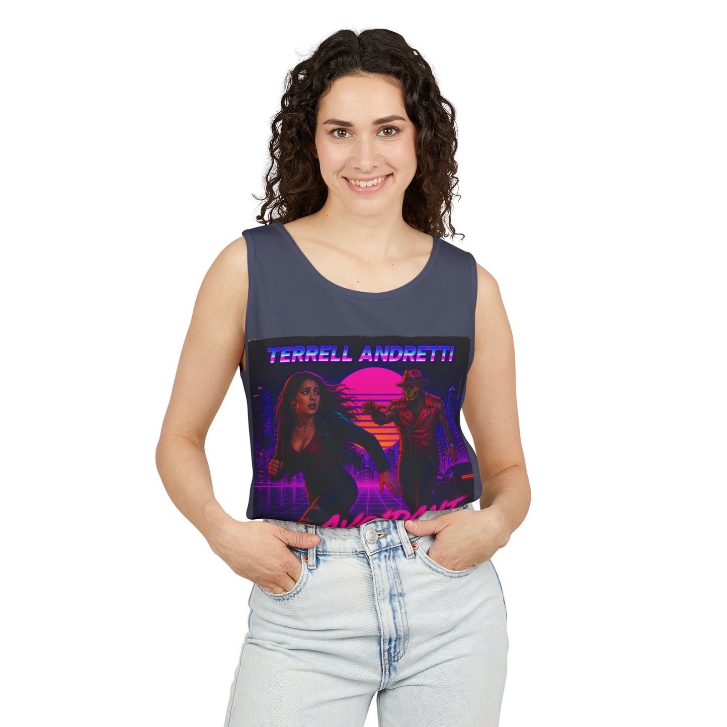 Unisex Garment-Dyed “Avoidant” Tank Top