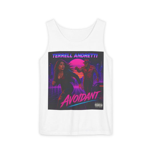 Unisex Garment-Dyed “Avoidant” Tank Top