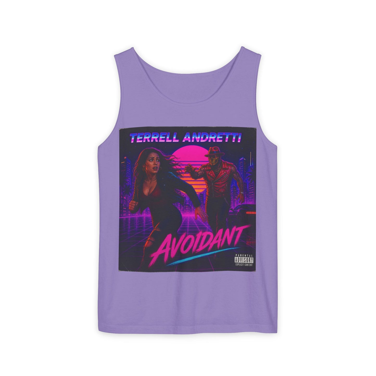 Unisex Garment-Dyed “Avoidant” Tank Top